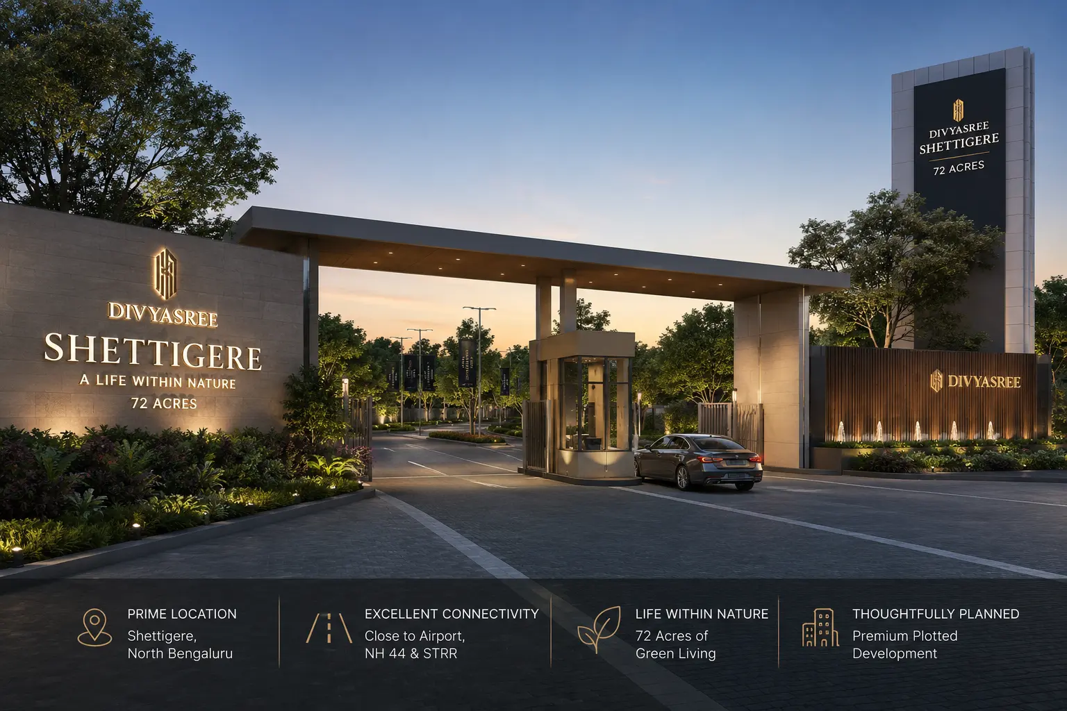 Divyasree Shettigere Bangalore township elevation